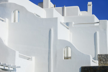 White Home in Greece Town