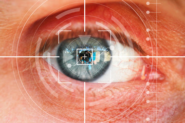 Eye monitoring and treatment in network virtual reality healthcare.