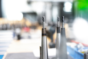 Industrie - Industrielles CNC Fräswerkzeug / Industrielle Fertigung in der Fabrik