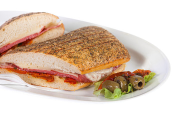 Käse-Schinken-Baguette_überbacken_0635