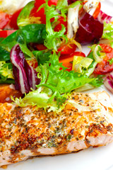 salad with vegetables