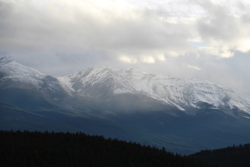 Atmosphere Above The Mountains, Jasper National Park, Alberta