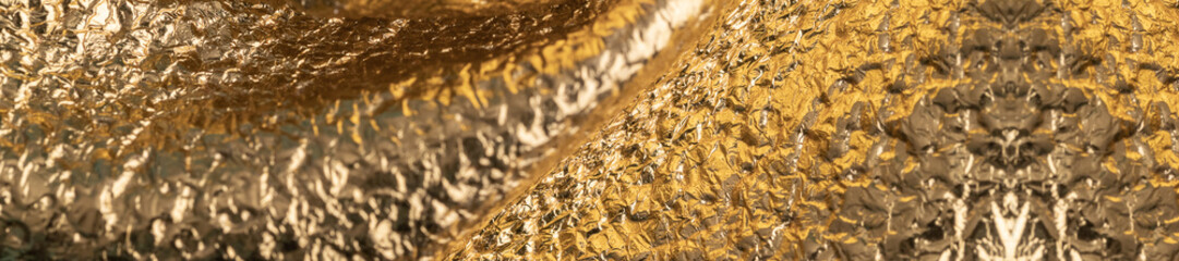 Golden shiny banner background.