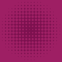 Background template design with red dots