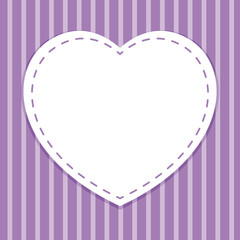 Background template with heart frame