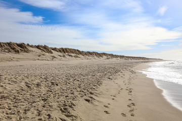 Strand und Küste einer norddeutschen Insel