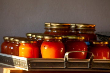homemade apricot marmelade