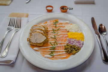Salmon Sashimi Sample Platter
