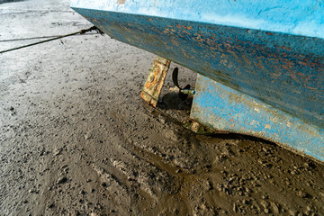 Bicht bei Ebbe in der Bretagne