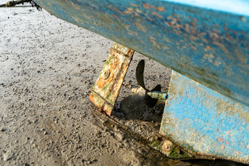 Bicht bei Ebbe in der Bretagne