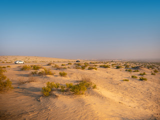 Views across the desert in the Eastern Province, Saudi Arabia
