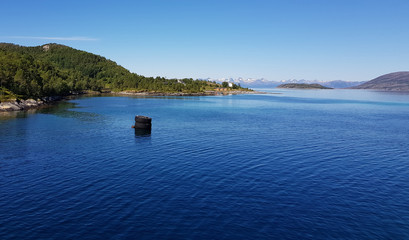 blue ocean near ferry quay