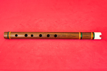quena (from Quechua quena) traditional wind instrument used by the inhabitants of the central Andes.Peru, made with llama bone © Nailotl
