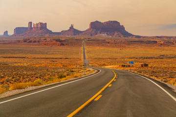 Amazing view of Monument valley.