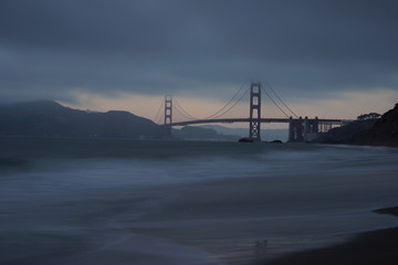 Beautiful view of  Golden gate bridge, San Francisco  