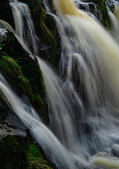 loup of fintry, central scotland, waterfall on the River Endrick in the County of Stirling