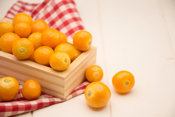 Cape gooseberry, delicious fruit also called Physalis peruviana.