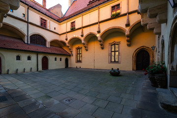Fototapeta na wymiar Meissen. Germany. Courtyard of the castle Albrechtsburg.