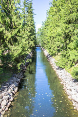 Fototapeta premium Park in Tsarskoye Selo, Saint Petersburg, Russia