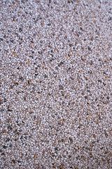 Close up view from above of chia seeds. Selective focus        