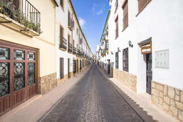 Buildings in a Calle Rosario Ronda, Spain