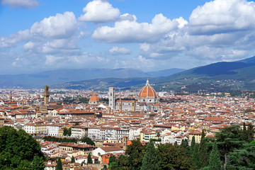 Obraz premium Florence panorama from Piazzale Michelangelo. Toscana. Italy.