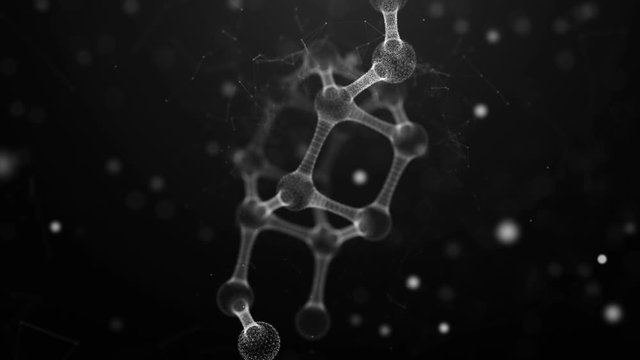animation of molecules in 3D