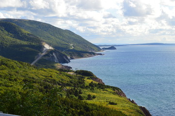 Fototapeta premium falaise verdoyante