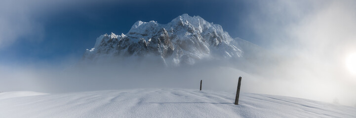 Winterliches Säntismassiv II, Pano