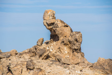 Steinwüste und Steingarten