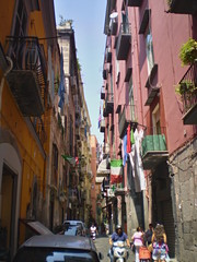 Fototapeta na wymiar street in neapol