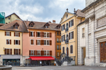Fototapeta premium Square in Annecy, France