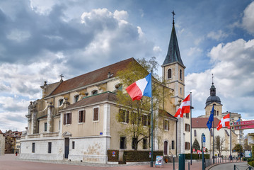 Fototapeta na wymiar Church of St. Francis, Annecy, France