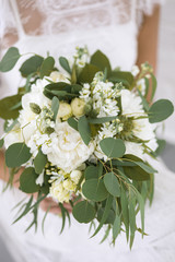 wedding flowers on a white background