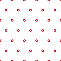 Vector seamless polka dots pattern. Cute design for wrapping, wallpaper, textile