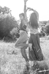 Hippie girls