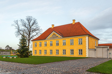 Fototapeta na wymiar House of the commandant of the fortress of Castellet in Copenhagen