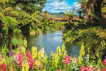Government Garden in Rotorua, North Island, New Zealand