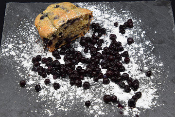 muffin aux myrtilles