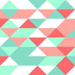 Fototapeta premium Pattern with random colored Diamonds Generative Art background illustration