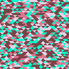 Pattern with random colored Diamonds Generative Art background illustration