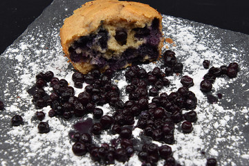 muffin aux myrtilles