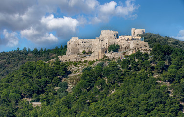Fototapeta na wymiar Ruin castle Aragonese in Salerno, Italy
