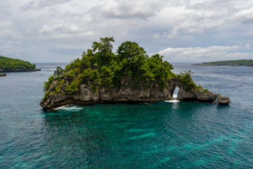 tropical island in Indonesia