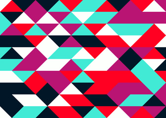 Pattern with random colored Diamonds Generative Art background illustration