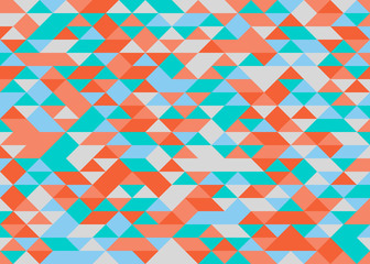 Fototapeta premium Pattern with random colored Diamonds Generative Art background illustration