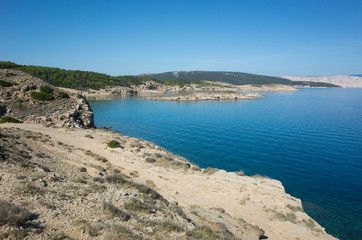 Fototapeta na wymiar view of the bay in Croatia 