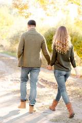 Couple walking together 