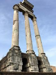 Architecture, buildings and constructions of Rome. Ancient Italian architecture, streets, houses and nature.