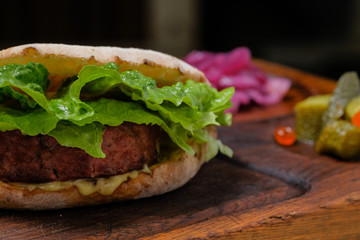 sandwich with lettuce and tomato